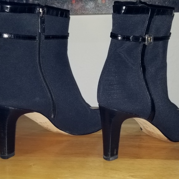 Brighton Regina 176 Black fabric ankle boot - Picture 11 of 16